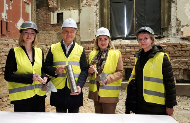 Time capsule buried in the foundations of the Great Guild’s Great Hall