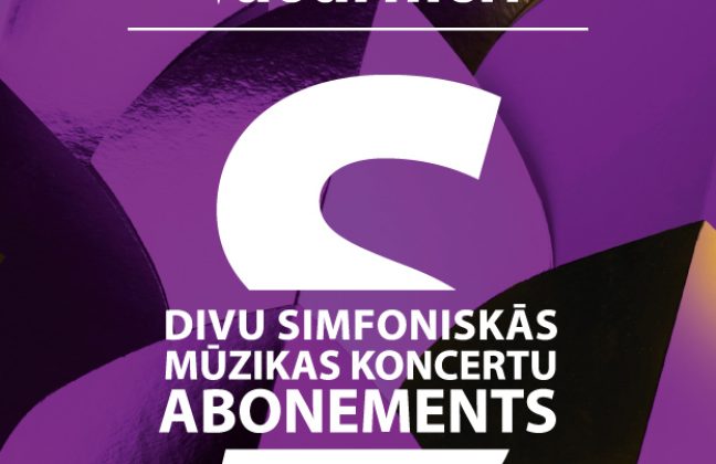 LNSO VASARNĪCA. DIVU SIMFONISKĀS MŪZIKAS KONCERTU ABONEMENTS